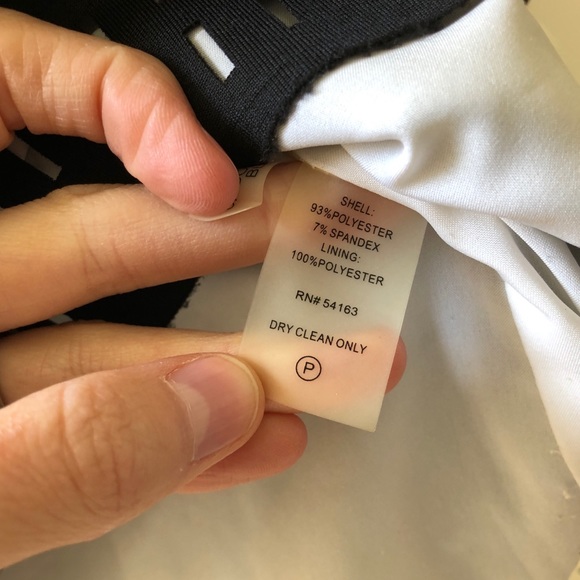 Calvin Klein black and white top - Picture 3 of 3